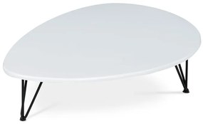 Fehér MDF Dohányzóasztal 94×69 cm. AF-3013 WT