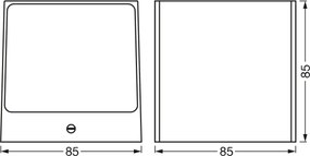 Osram -LED RGBW dimmelhető kültéri fali lámpatest SMART+ BRICK LED/14W/230V IP44 Wi-Fi