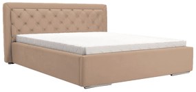 Mantire ágyrácsos ágy, világosbarna (160 cm)