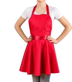 Nitly piros kötény ruha ajándék Nőnap