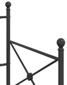 kanapéágy matrac nélkül fekete 90x190 cm acél
