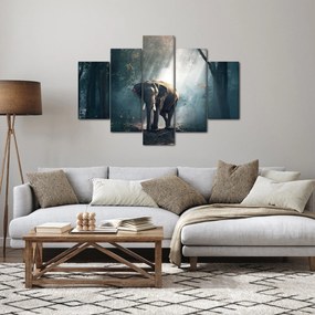 Elefánt a dzsungelben képe (150x105 cm)