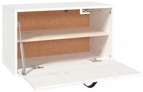 fehér tömör fenyőfa faliszekrény 60 x 30 x 35 cm