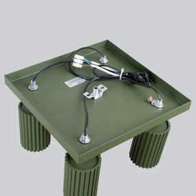 Sollux SL.1621 - Spotlámpa KARBON 4xGU10/10W/230V zöld