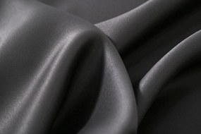OXFORD fekete függöny 140x250 cm Felfüggesztés: Fém gyűrűk