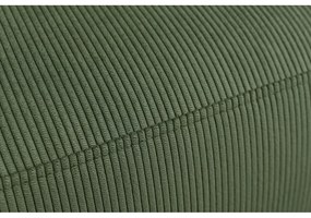 Zöld bársony sarokkanapé Enjoy – Bobochic Paris