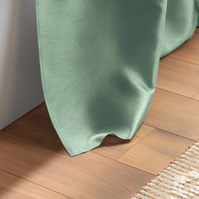 Zöld szatén függöny 140x240 cm Shana – douceur d'intérieur