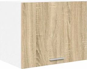 vidaXL Függő szekrény Sonoma tölgy és fehér 50 x 31 x 40 cm Faanyag