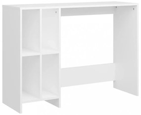 fehér szerelt fa laptopasztal 102,5 x 35 x 75 cm