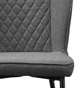 Leo étkezőszék, 2 db, szürke