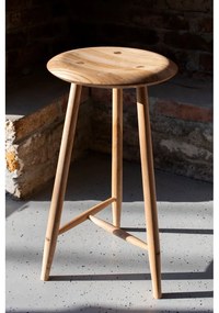 Natúr színű tölgyfa bárszék (ülésmagasság 75 cm) Blanc – Gazzda