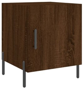 vidaXL barna tölgyszínű szerelt fa éjjeliszekrény 40 x 40 x 50 cm