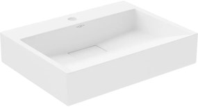 Mexen Ava pultra szerelhető konglomerát mosdókagyló 1 nyílás 50 x 38 cm, Fehér - 23015001