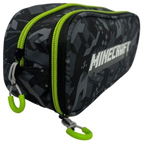 Minecraft Camo Terra 2 rekeszes tolltartó 23,5 cm