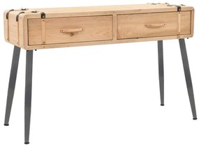 Tömör fenyő tálalóasztal 115 x 40,5 x 76 cm