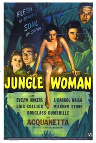 Illusztráció Jungle Woman Poster