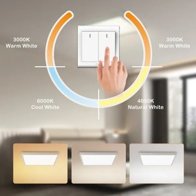 Brilagi - LED fürdőszobai lámpatest FRAME LED/50W/230V 3000/4000/6000K 60x60 IP44