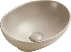 Mexen Elza pultra szerelhető mosdó 40 x 33 cm, cappuccino matt - 21014064