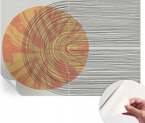 Dekoratív Öntapadós Tapéta Divatos Minták Kör vonalakkal 152x104 cm