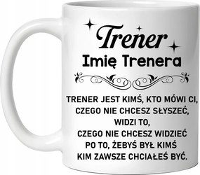 Személyi edző bögre Ajándék Név Csomagolás