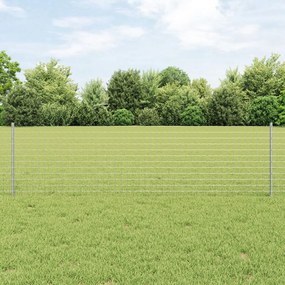 Euro Kerítés Készlet 2 db Horganyzott acél 25 x 0.6 m Tartós