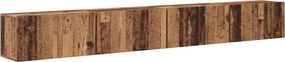 vidaXL TV szekrény garnitúra 4 pcs Öreg fa 60 x 30 x 30 cm Faanyag