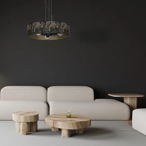 Csillár zsinóron SATINO 3xE27/60W/230V arany