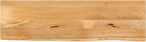 vidaXL tömör mangófa asztallap természetes éllel 100 x 30 x 3,8 cm