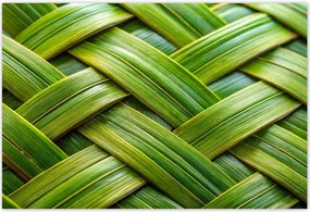 Poszterek 200x135 Zöld fonott Zöld rattan fonott lemez
