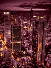 Fotótapéta város éjszaka utca fotótapéta 184 x 254