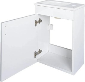 VivaStyle NIKA - fali függesztett - fürdőszobabútor CeraStyle 71100 mosdóval - BALOS - 42 x 24 cm