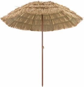 vidaXL Tengerparti napernyő Természetes 255 x 255 x 255 cm
