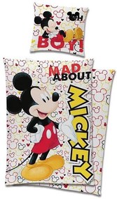 Disney Mickey Mad ágyneműhuzat 140×200cm, 70x90 cm