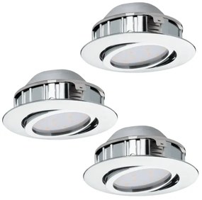 Eglo 95858- KÉSZLET 3x LED Dimmelhető beépíthető lámpa PINEDA 1xLED/5,5W/230V