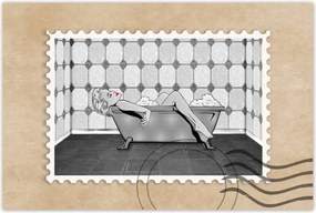 Poszterek 60x40 Marylin Monroe a kádban