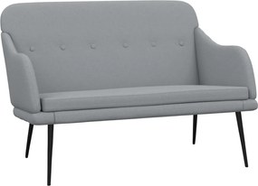 vidaXL világosszürke szövetpad 110 x 76 x 80 cm