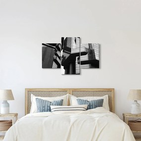 Üvegépületek képe (90x60 cm)