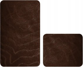 Fürdőszobaszőnyeg Puha Sötétbarna Csúszásgátló Szett 2 db-os