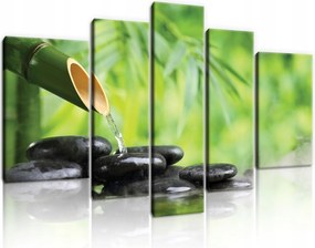 Vászonkép 170x100 Bambusz szökőkút zen spa relaxáció harmónia természet víz
