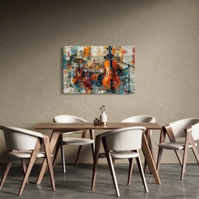 Kép - Hangszerek (90x60 cm)