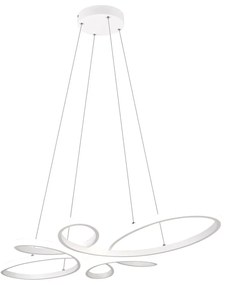Fehér LED függőlámpa Fly – Trio