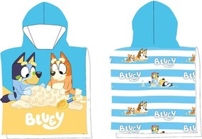 Bluey Sandy Fun strand törölköző poncsó 50x100 cm (Fast Dry)