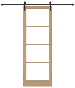 Csúszóajtó Egyéb ORKDAL Barna 83 x 232 cm Fa és fém