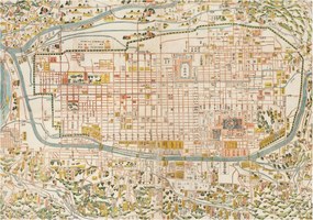 Flizelin fotótapéta Flizelin Design Antik térkép 208x146