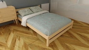 Kamilla fenyő ágykeret 140x200 + ajándék ágyráccsal