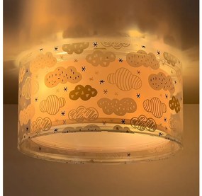 Dalber 41416S - Gyermek mennyezeti lámpa CLOUDS 2xE27/60W/230V rózsaszín