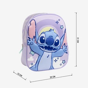 Disney Lilo és Stitch, A csillagkutya Cosmic 3D hátizsák, táska 31 cm