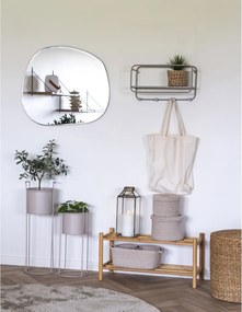 Rabo virágcserép, acél, homok, 2db