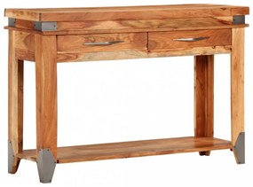 tömör akácfa tálalóasztal 110 x 34 x 74 cm