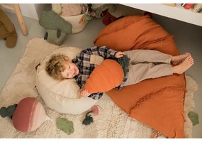 Zöld-narancssárga gyerek babzsákfotel Cathy the Carrot – Lorena Canals